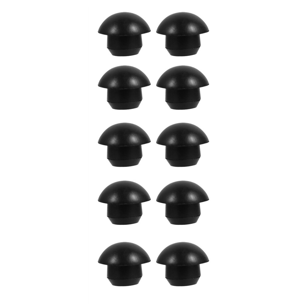 Hydraulic Filler Bung Black 10Pcs 0.6X0.4x0.4in 3164262426149