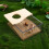 Hamster Sand Container Transparent 1pack 7.86x5.89x3.14in 4