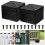 Fence Topper 12pcs Black Plastic Homeowners Outdoor Use 5