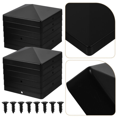 Fence Topper 12pcs Black Plastic Homeowners Outdoor Use 2