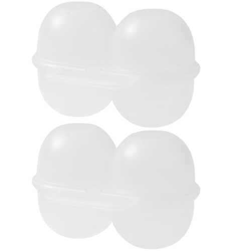 2pcs Egg Holder For Camping With Shockproof Design 11x6.2x7cm 2