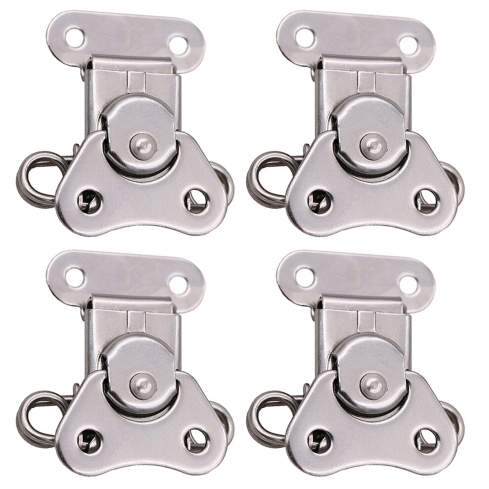 Spring Loaded Butterfly Twist Latch Silver For Packing Boxes 3164262411138