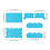 Mlins  Handmaed Mold For Home Diy Accessory Storage Decorative Blue 11