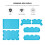 Mlins  Handmaed Mold For Home Diy Accessory Storage Decorative Blue 10