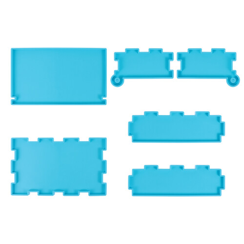 Mlins  Handmaed Mold For Home Diy Accessory Storage Decorative Blue 2