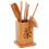 Gongfu Tea Set Tools Light Brown Bamboo 1set 4.1x3x3in 4