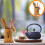 Gongfu Tea Set Tools Light Brown Bamboo 1set 4.1x3x3in 5