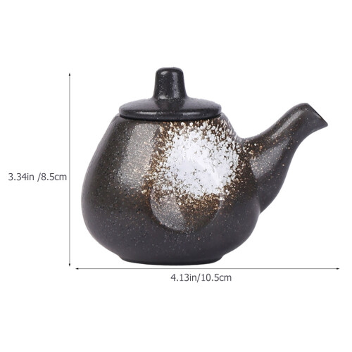 Dispenser Ceramic Soy Sauce Bottle Sturdy Kettle Versatile Container 2