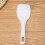 2pcs White Compact Non Stick Rice Paddle For Kitchen Use 10