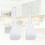 2pcs White Compact Non Stick Rice Paddle For Kitchen Use 5