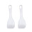 2pcs White Compact Non Stick Rice Paddle For Kitchen Use 4