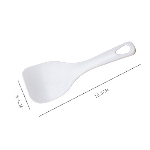 2pcs White Compact Non Stick Rice Paddle For Kitchen Use 1