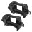 Clock Pendulum Drive Unit Black Plastic For Clock Use  2pcs 11