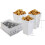 Popcorn Boxes Cardboard Candy Container 50pcs Color Silver 8