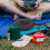 Collapsible Stool Cushion Portable Black 1set 9.6x9.6x2in 10