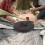 Collapsible Stool Cushion Portable Black 1set 9.6x9.6x2in 6
