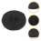 Collapsible Stool Cushion Portable Black 1set 9.6x9.6x2in 4