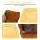 4 Pcs Retro Corner Protectors 铜配件装饰 Tools Box Vintage Style 10