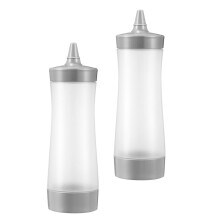 Grey Salad Dressing Bottle 2pcs 10.61in