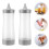 Grey Salad Dressing Bottle 2pcs 10.61in 7