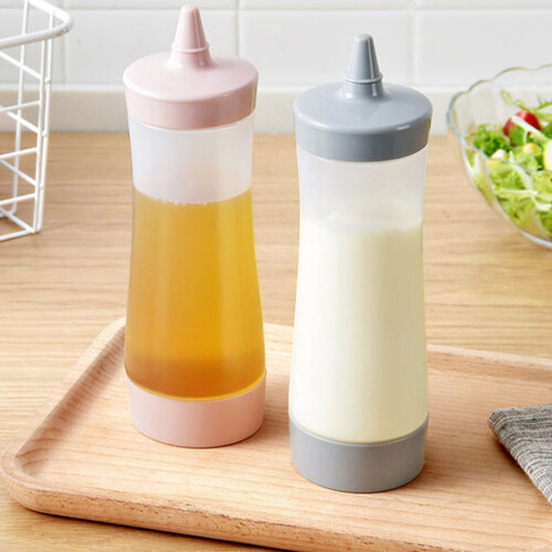 Grey Salad Dressing Bottle 2pcs 10.61in 2