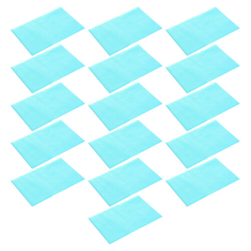 Raindrops 16pcs Fridge Shelf Liners Water Resistant For Office 45x30cm