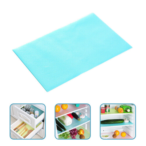 Raindrops 16pcs Fridge Shelf Liners Water Resistant For Office 45x30cm 2
