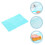 Raindrops 16pcs Fridge Shelf Liners Water Resistant For Office 45x30cm 4