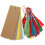 1 Set Paper Blank Bookmarks Fan Shape For Diy Tree Decoration 10