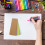 1 Set Paper Blank Bookmarks Fan Shape For Diy Tree Decoration 11