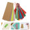 1 Set Paper Blank Bookmarks Fan Shape For Diy Tree Decoration 7