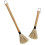 Barbecue Grill Accessory Long Handle Round Brush Head 2pcs 9
