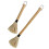 Barbecue Grill Accessory Long Handle Round Brush Head 2pcs 5