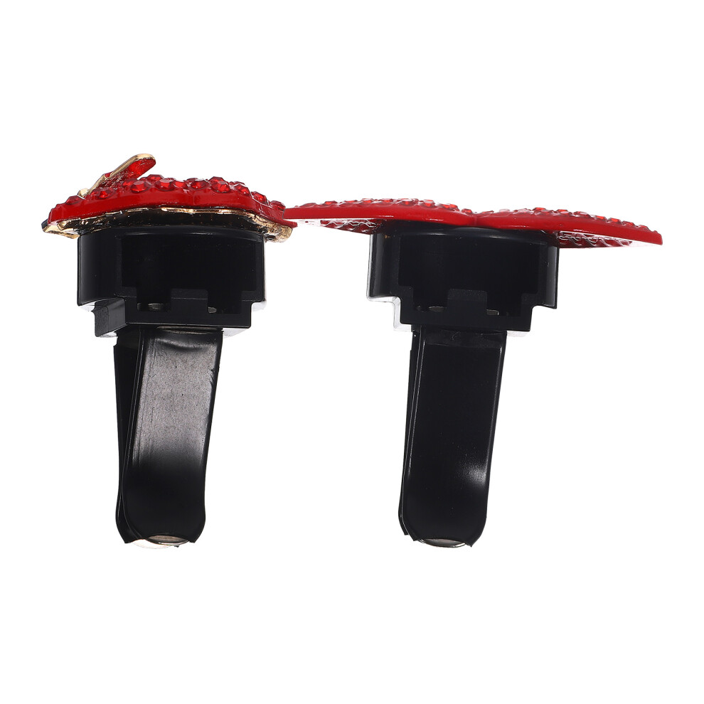 Vent Diffuser Clips Rhinestone 2Pcs 1.18X0.79x0.71in 3171083383568