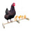 Chicken Coop Roosting Perch Bird Perch Yellow 1set 7