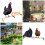 Chicken Coop Roosting Perch Bird Perch Yellow 1set 11