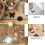 Raindrops Realistic Simulation Chocolate Assorted Color For Deco 30pcs 8