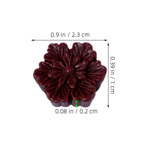 Raindrops Realistic Simulation Chocolate Assorted Color For Deco 30pcs 1