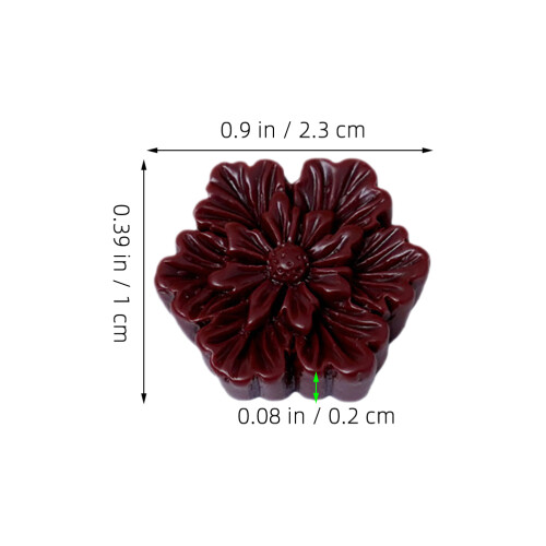 Raindrops Realistic Simulation Chocolate Assorted Color For Deco 30pcs 2