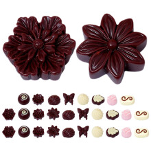 Raindrops Realistic Simulation Chocolate Assorted Color For Deco 30pcs