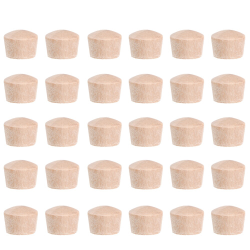 300Pièces Bouchons Bois Beige Pour Artisanat Décoration