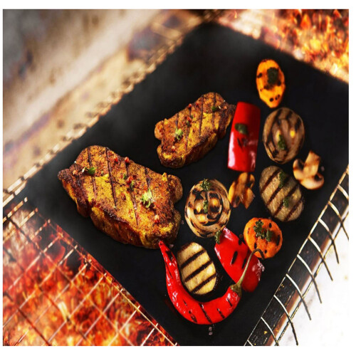 Worgeous Non Stick Grill Mat Bbq Grill Mat Reusable 5set 2