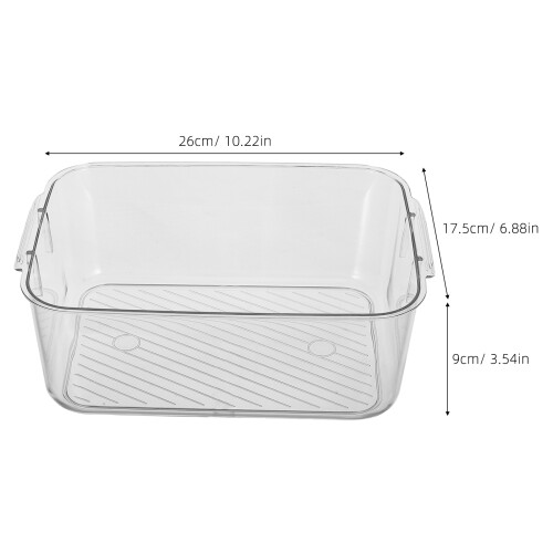 1pcs White Pet Desktop Makeup Organizer Storage Box 2