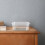 1pcs White Pet Desktop Makeup Organizer Storage Box 7