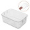 1pcs White Pet Desktop Makeup Organizer Storage Box 11