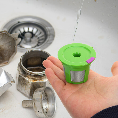 4 Pcs Coffee Machine Filter Cup Reusable Cups Espresso Maker 1