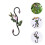 Flowerpot Hook Iron 1pcs 11x5in For Garden Use 3