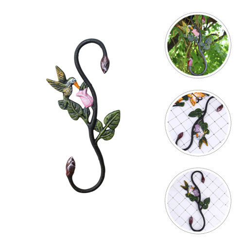 Flowerpot Hook Iron 1pcs 11x5in For Garden Use 2
