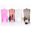 Cosmetic Cotton Storage Box Transparent Pink Container 6