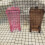 Cosmetic Cotton Storage Box Transparent Pink Container 5